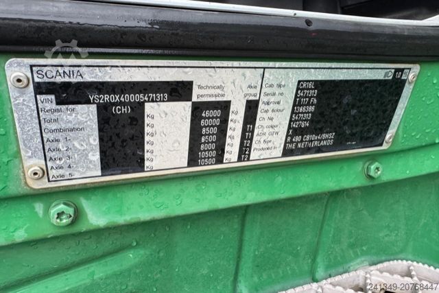 Kipper LKW SCANIA G490 10x4 Dumper