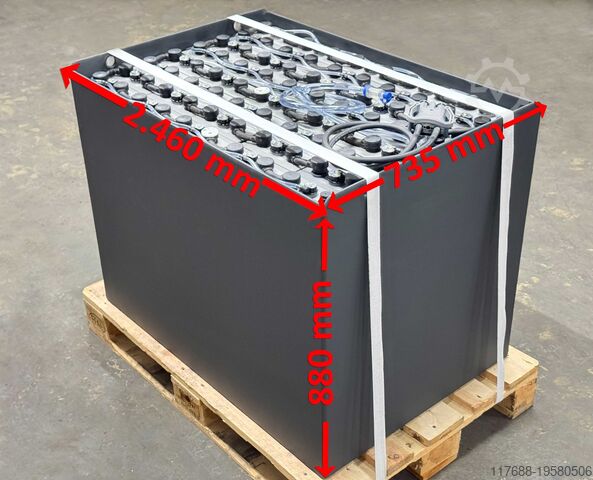 Forklift battery 80V 6PZS 930Ah - Special tray Still MX-X - Crown TSP 7000 - Caterpillar EP50 - Doosan B45/50 - Hubtex MQ Kalmar ECD ECE ECF