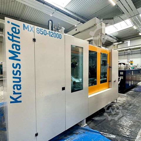 Injection molding machine KraussMaffei KM 850-12000 MX