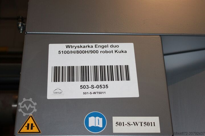 Injection molding machine ENGEL duo 5100H/800H/900 combi