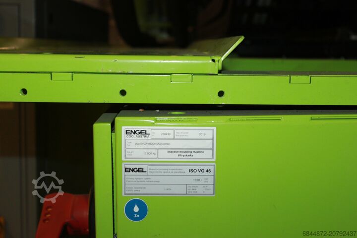 Injection molding machine ENGEL duo 5100H/800H/900 combi