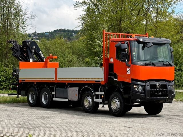 Truck mounted crane RENAULT K 430 * HIAB 211 EP - 5 HIDUO+ FUNK * 8x4