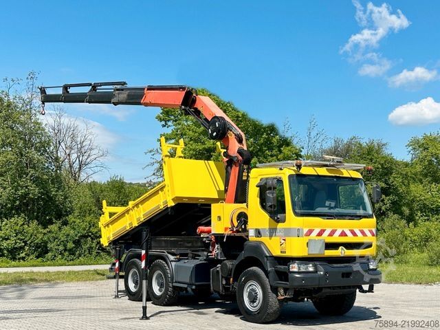 Truck mounted crane RENAULT KERAX 370 DCI * PK 30002 C + FUNK/BORDMATIC* 6x6