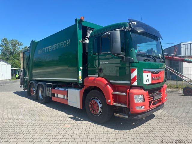 Garbage truck MAN TGXS 26.320 / Faun Variopress 527