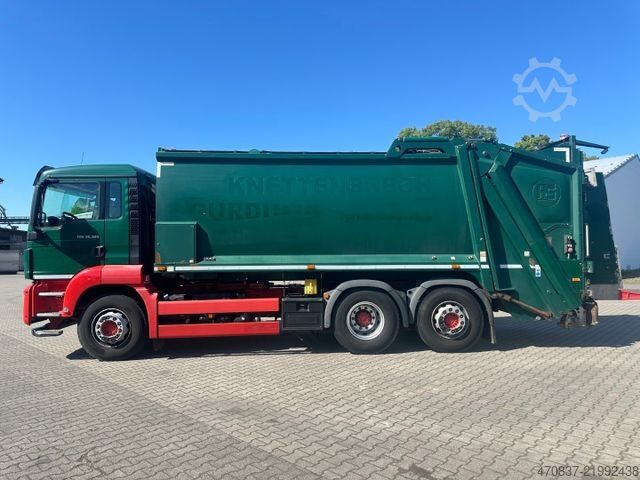 Garbage truck MAN TGS 26.320 / HS ASF OL 21 W + Schüttung
