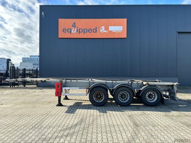 Van Hool 3-axle semi-trailer 20ft/30ft ADR chassis / galvanized / BPW drum brakes / ADR / Dutch chas Van Hool 3-ASSIGE OPLEGGER 20FT/30FT ADR CHASSIS / galva...