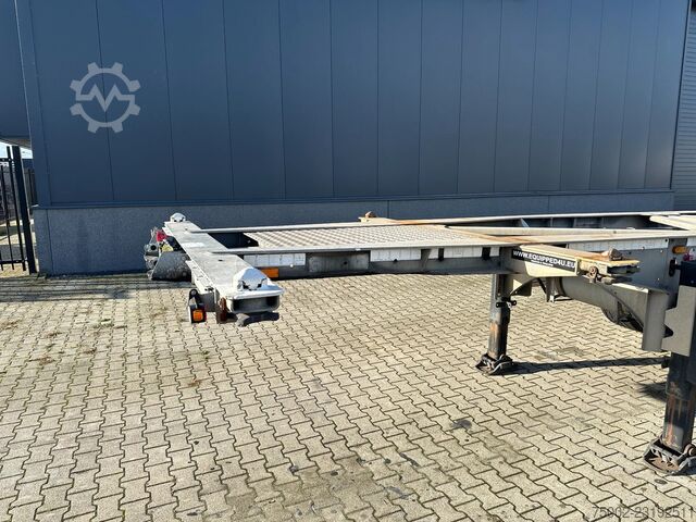 Van Hool 3-axle semi-trailer 20ft/30ft ADR chassis / galvanized / BPW drum brakes / ADR / Dutch chas Van Hool 3-ASSIGE OPLEGGER 20FT/30FT ADR CHASSIS / galva...