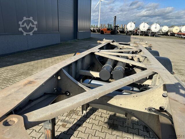 Van Hool 3-axle semi-trailer 20ft/30ft ADR chassis / galvanized / BPW drum brakes / ADR / Dutch chas Van Hool 3-ASSIGE OPLEGGER 20FT/30FT ADR CHASSIS / galva...
