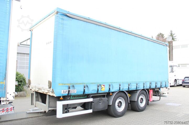 Anhänger mit Pritsche & Plane Fruehauf Fruehauf 2-Achser SAF Edscha Alu Bordwände