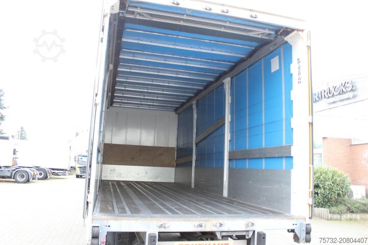 Anhänger mit Pritsche & Plane Fruehauf Fruehauf 2-Achser SAF Edscha Alu Bordwände