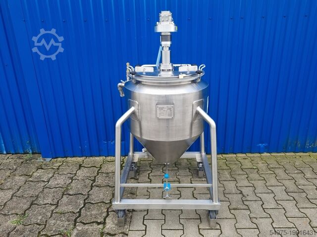 Stainless steel tank with agitator Jentec GmbH