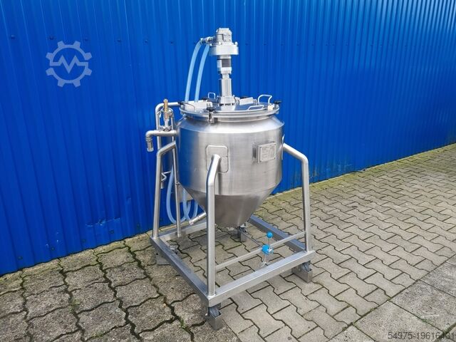 Stainless steel tank with agitator Jentec GmbH 