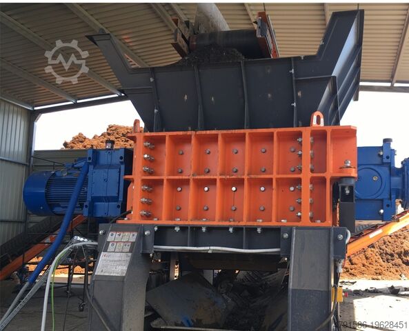 Vormahlende Zweiwellen-Shredder