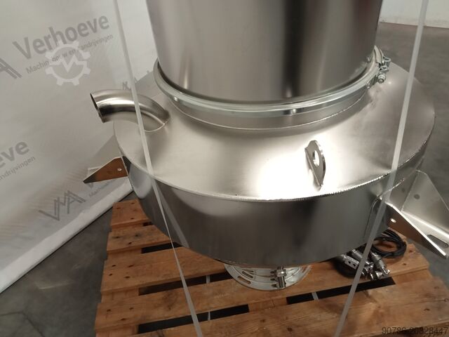 AZO 3-Punkt-Wiegebunker mit Vakuumfilter. AZO