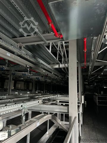 Conveyor system for pocket sorter Dürkopp Transportanlage