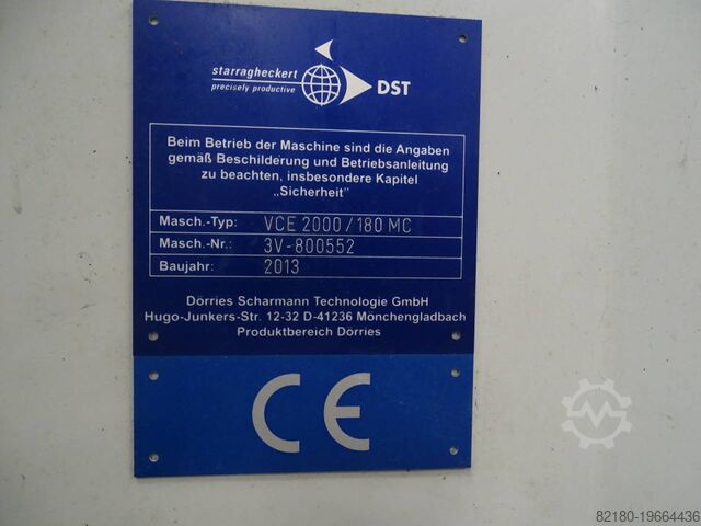 Karusselldrehmaschine Doerries VCE 2000/180 MC