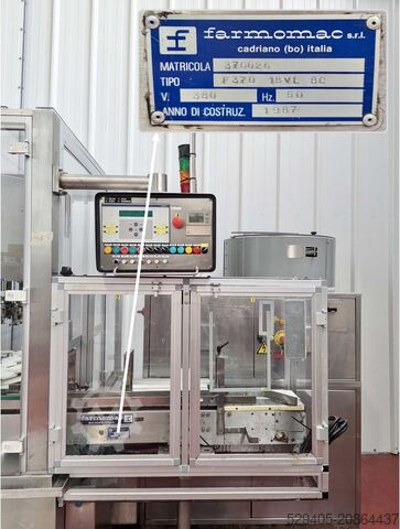 Monoblock de remplissage et sertissage de flacons. Ima Farmomac F370 18VL 8C