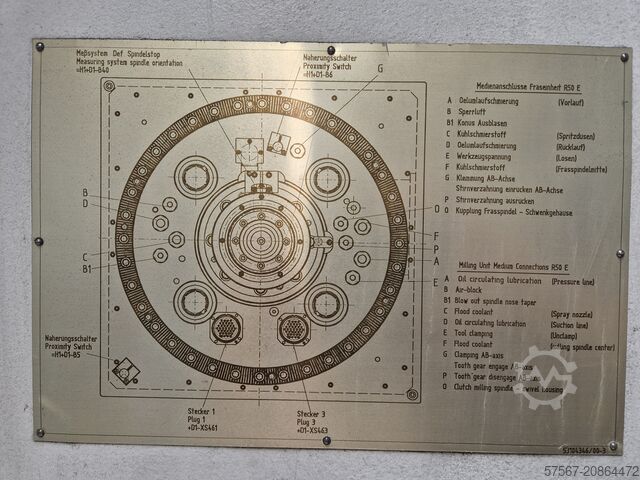 Portalfräsmaschine Droop+Rein T2540R50E