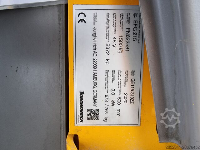 Gabelstapler Jungheinrich EFG 215 Li-Ionen