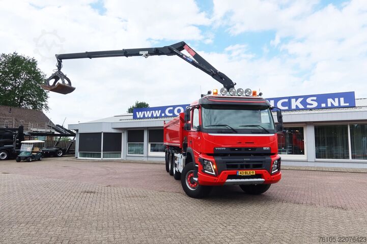 Crane Volvo FMX 420 Kipper+Kraan H.M.F. 1943Z2 Rotor+Grijper