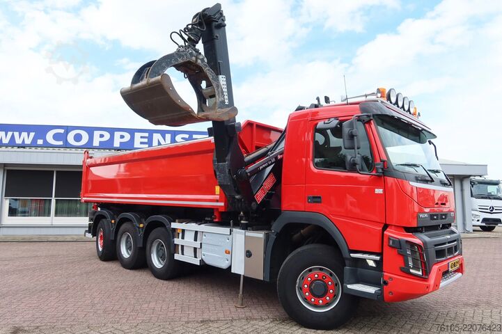 Crane Volvo FMX 420 Kipper+Kraan H.M.F. 1943Z2 Rotor+Grijper