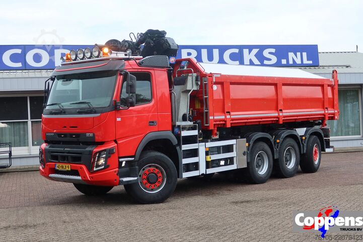 Crane Volvo FMX 420 Kipper+Kraan H.M.F. 1943Z2 Rotor+Grijper