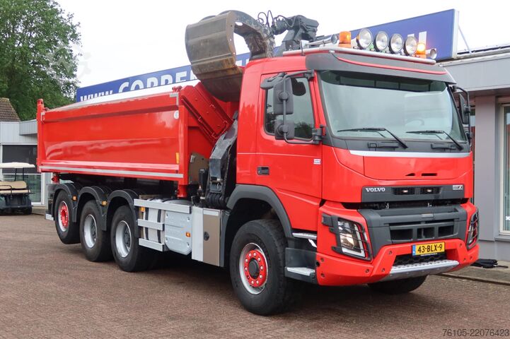 Crane Volvo FMX 420 Kipper+Kraan H.M.F. 1943Z2 Rotor+Grijper