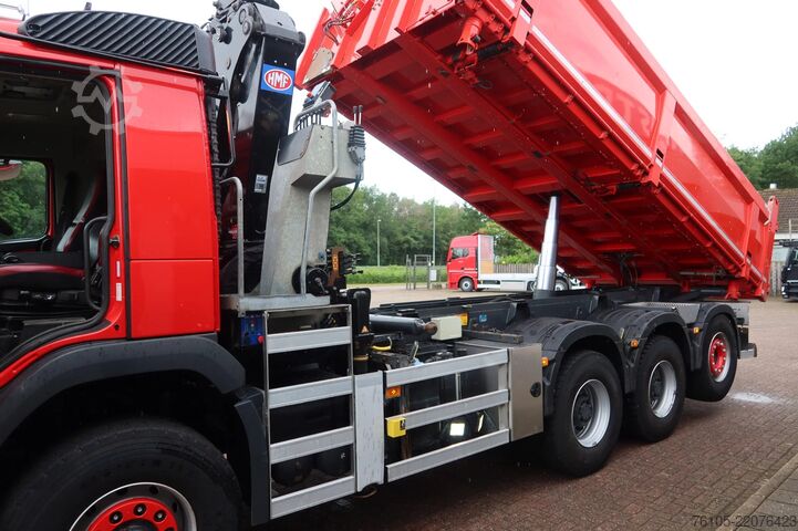 Crane Volvo FMX 420 Kipper+Kraan H.M.F. 1943Z2 Rotor+Grijper