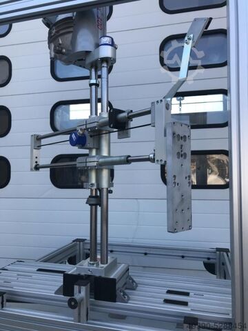 Handling device, handling system, manipulator for screw technology; aluminum system profile frame, a JÄGER HANDLING Handy-flex 300