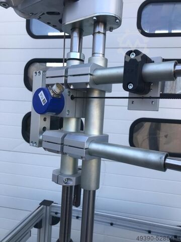 Handling device, handling system, manipulator for screw technology; aluminum system profile frame, a JÄGER HANDLING Handy-flex 300