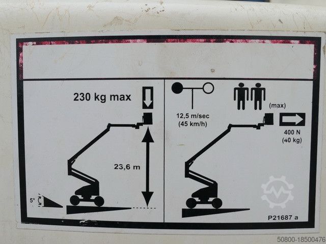 Work platform HAULOTTE HA260PX, Arbeitshöhe 25,6m., Allrad, Gelände