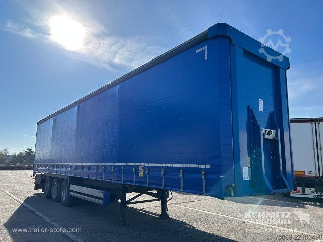 Auflieger mit Pritsche & Plane Schmitz Cargobull Curtainsider Standard UK