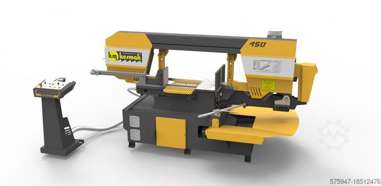 KMY 2DG 450 ANGLED SEMI-AUTOMATIC SAW KESMAK KMY 2DG 450