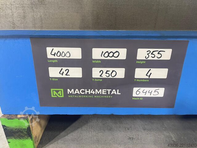T slotted bed plate STOLLE - TRD Stolle TRD