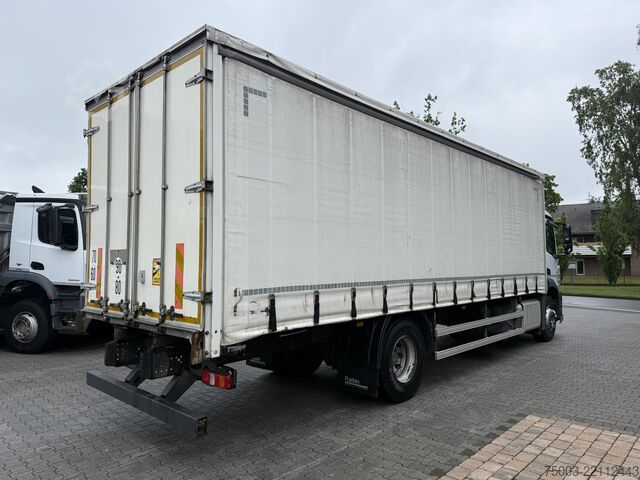 Flatbed truck with tarp Mercedes-Benz Actros/ Antos 1827 L