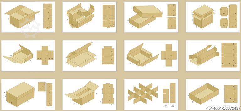 Cardboard packaging machine Kolbus Autobox BX200