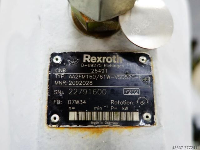 Hydraulische Kran - Seilwinde BRADEN GEARMATIC CH210A-36P098-0 2G EM