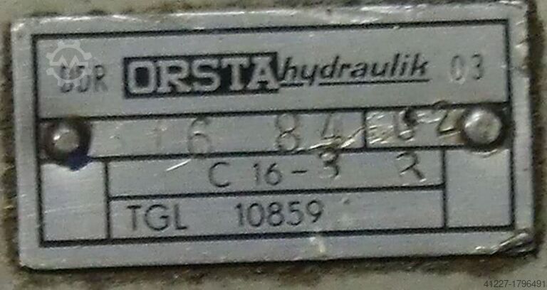 Doppelte Hydraulikpumpe Orsta Hydraulik C16-3R TGL10859