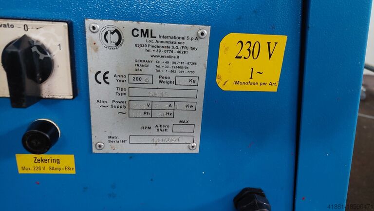Motorized tube bending machine ERCOLINA Super Bender SB 48