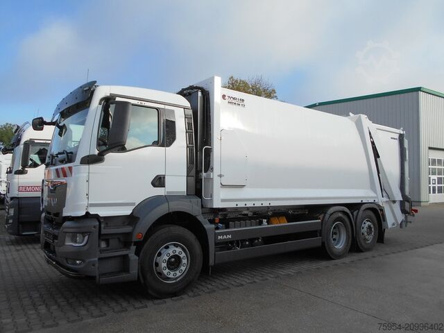 Garbage truck MAN TGS 28.360 6x2-4 BL / Zöller Medium X2