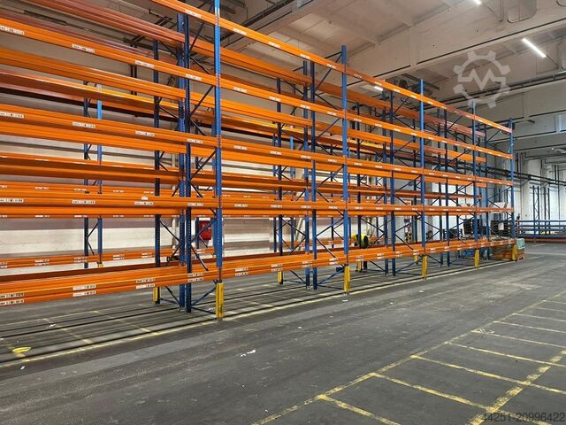 21.6 m pallet rack, 6 m high, 5 levels Stow Pal Rack
