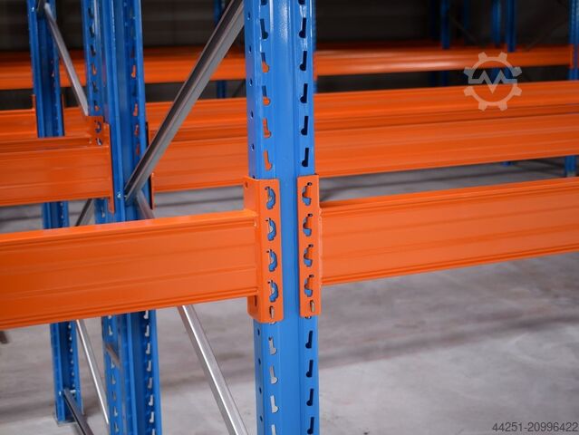 21.6 m pallet rack, 6 m high, 5 levels Stow Pal Rack