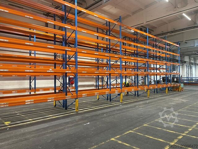 21.6 m pallet rack, 6 m high, 4 levels Stow Pal Rack