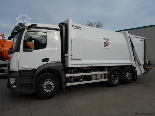 Garbage truck Mercedes-Benz Actros 2536 L 6x2 / Zöller Medium X2 22