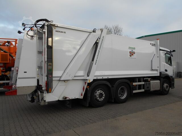 Garbage truck Mercedes-Benz Actros 2536 L 6x2 / Zöller Medium X2 22
