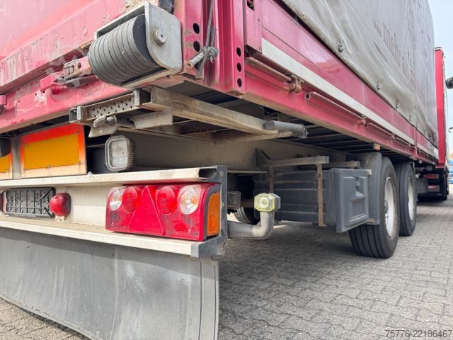 Open trailer with tarp ACKERMANN-FRUEHAUF Z-PA 11.9/7.4E  Tandem Anhänger TÜV NEU