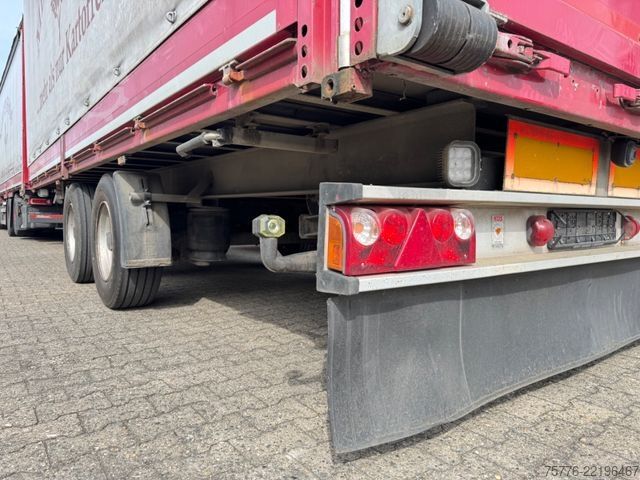 Open trailer with tarp ACKERMANN-FRUEHAUF Z-PA 11.9/7.4E  Tandem Anhänger TÜV NEU