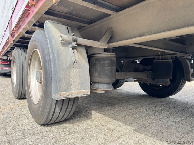 Open trailer with tarp ACKERMANN-FRUEHAUF Z-PA 11.9/7.4E  Tandem Anhänger TÜV NEU
