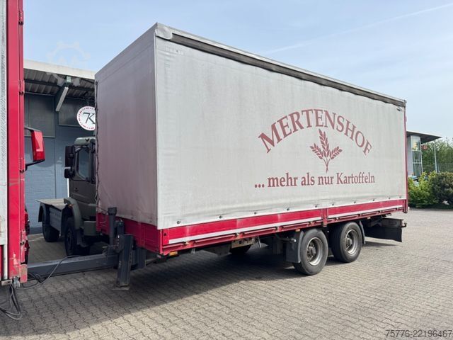 Open trailer with tarp ACKERMANN-FRUEHAUF Z-PA 11.9/7.4E  Tandem Anhänger TÜV NEU