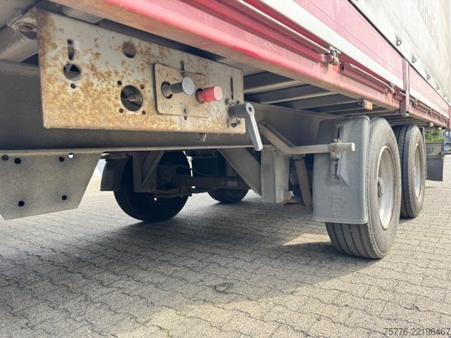 Open trailer with tarp ACKERMANN-FRUEHAUF Z-PA 11.9/7.4E  Tandem Anhänger TÜV NEU